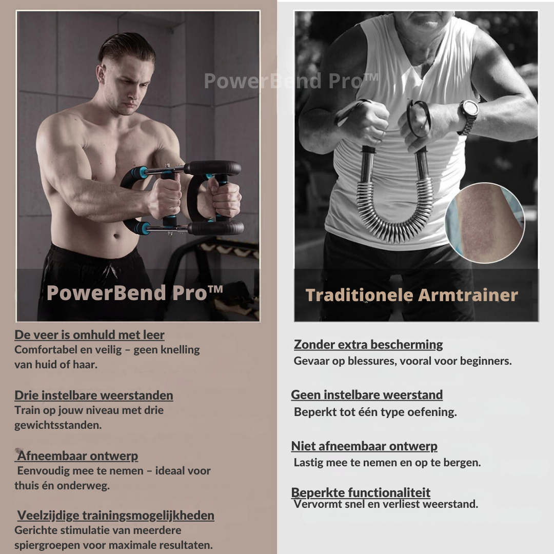 PowerBend Pro™- Alles-in-één Workout bar voor Thuis