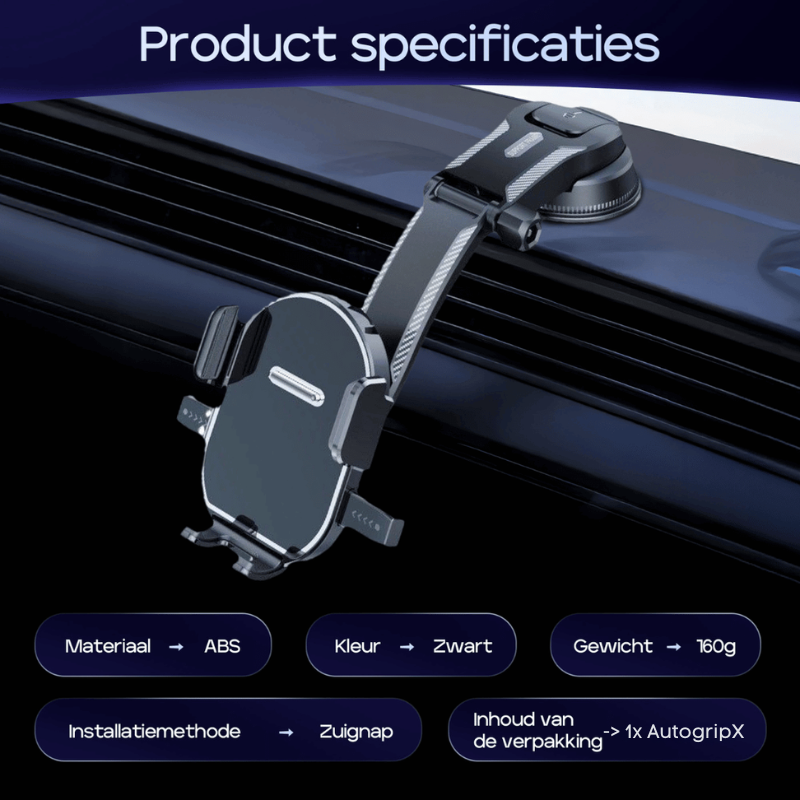 AutogripX - Telefoonhouder Auto