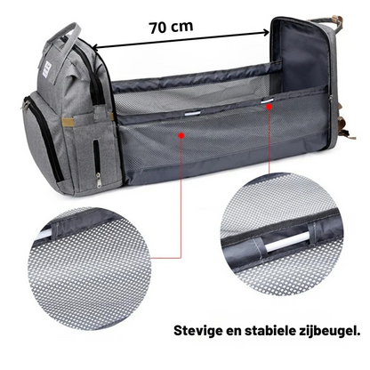 LittleNest TravelBag - De Ultieme 3-in-1 Verzorgingstas