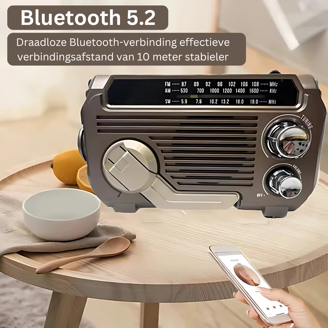 S.O.S. AM/FM Radio PowerSafe™ – Jouw MUSTHAVE bij noodsituaties en stroomuitval!
