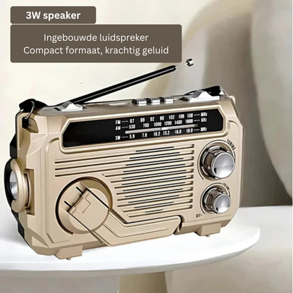 S.O.S. AM/FM Radio PowerSafe™ – Jouw MUSTHAVE bij noodsituaties en stroomuitval!
