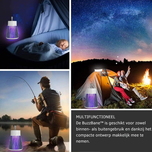 BuzzBane™ – De enige muggenlamp die echt werkt!